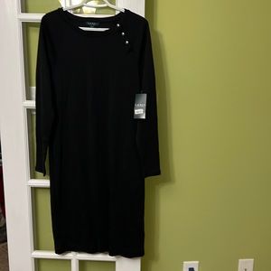 Ralph Lauren Dress, Size Large, Black